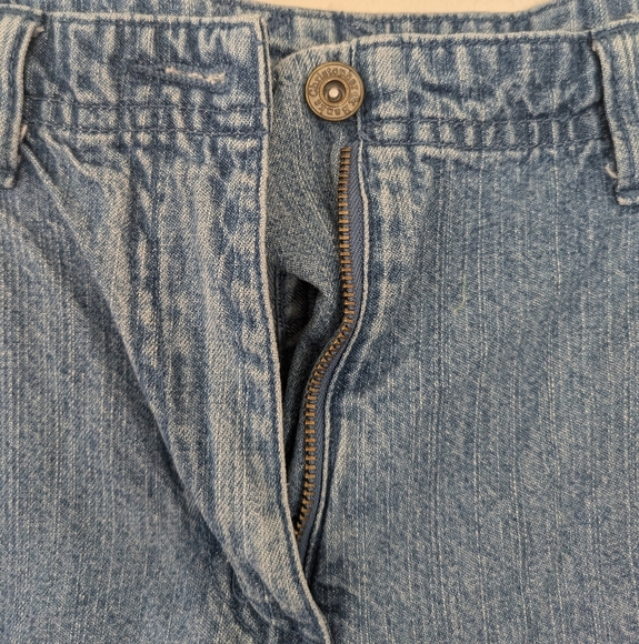 Christopher&Banks Y2K Jeans Embroidered Floral Accent Straight Leg Women's sz 10 - Picture 7 of 9